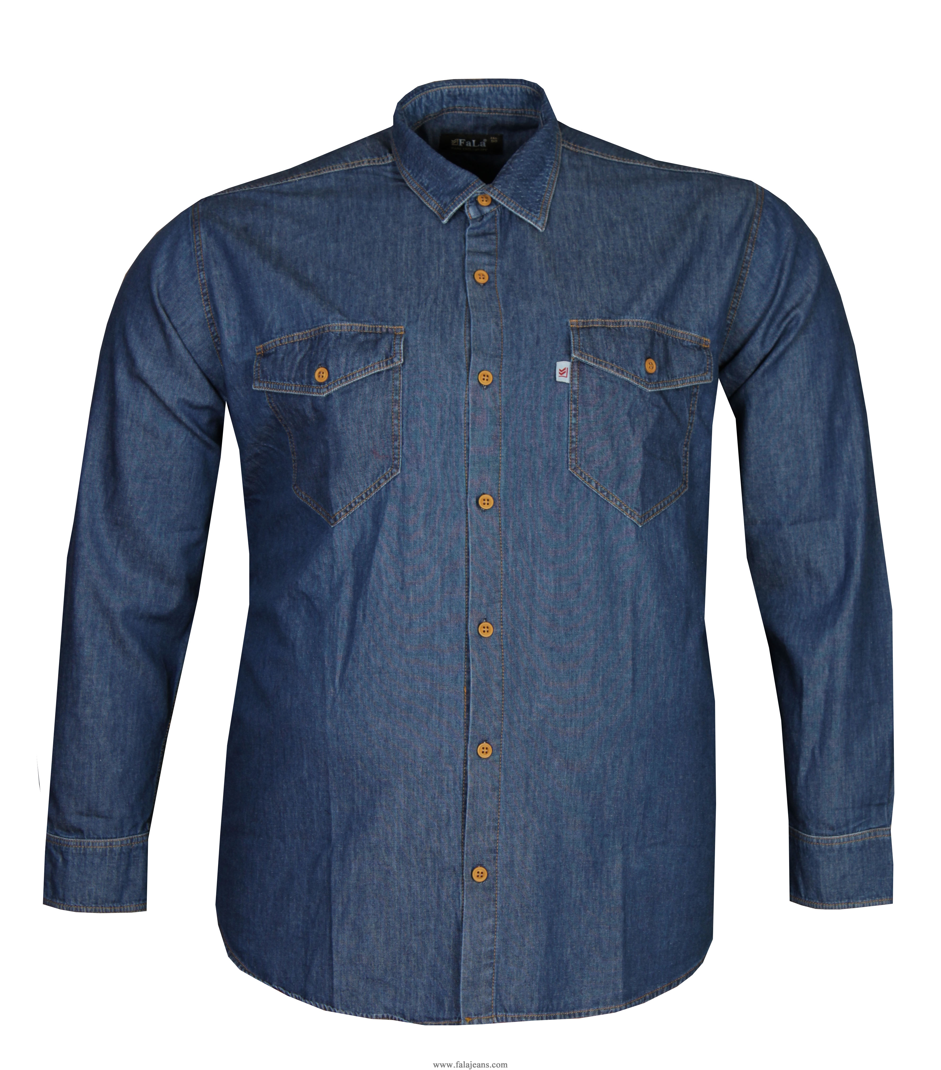 Büyük Beden Uzun Kollu Gömlek